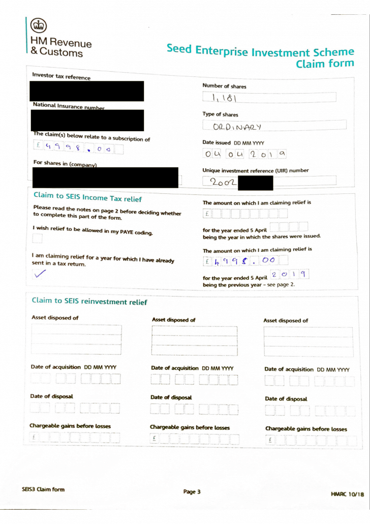 How to claim back SEIS / EIS tax relief: the complete guide — Islamic ...